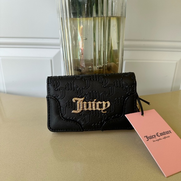 Brand New Juicy Couture Heartless Slim Elongated Bifold Wallet - Picture 1 of 4